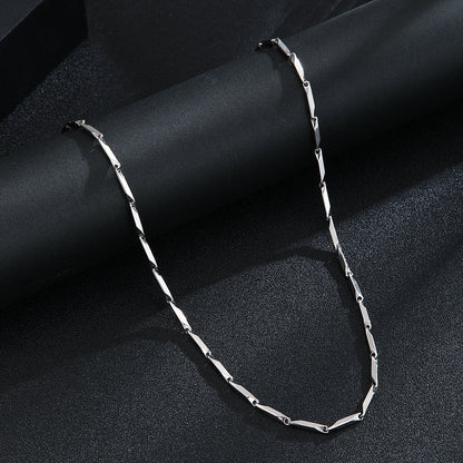 Stainless Steel Golden Silver Rice Chain For Men and Boys